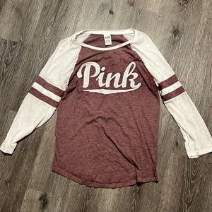 Pink long sleeve shirt